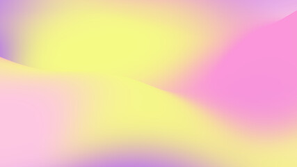 Gradient blur wavy yellow purple abstract background