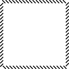 The frame is formed by small slanted lines along the edges.