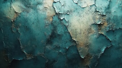 Abstract Teal and Gold Texture