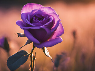 red rose against sky