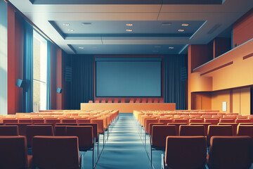 Explore the Minimalist Promotional Display at a Trade Show