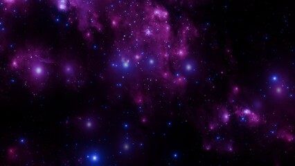 Naklejka premium Stunning Deep Space Nebula and Starfield – Galaxy Background