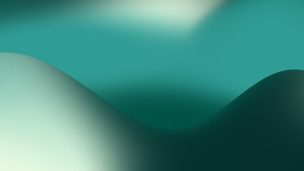 Gradient blur colorful green abstract background