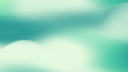 Gradient blur colorful green abstract background