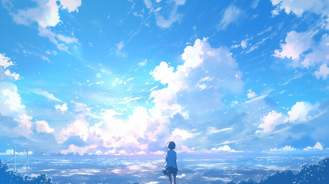 晴天の空