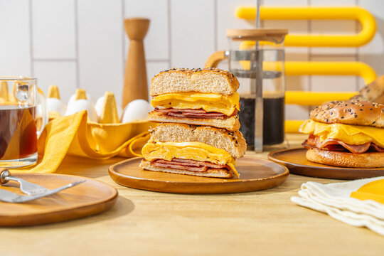 Pork Roll Breakfast Sandwich