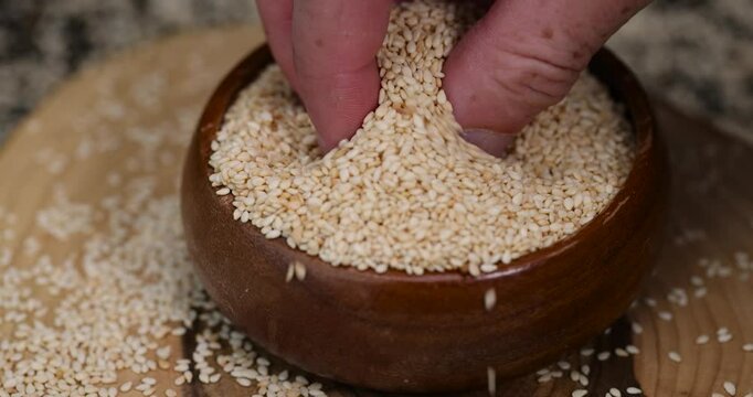 white sesame seeds for cooking, white sesame seeds for use in cooking