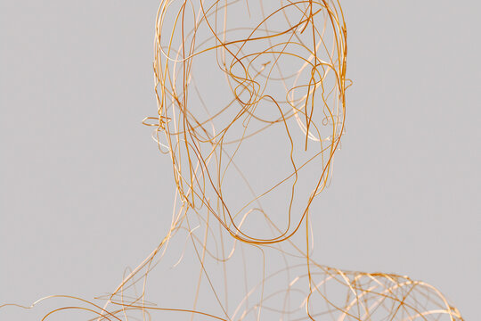 Concept Illustration of the Complex Nature of Human