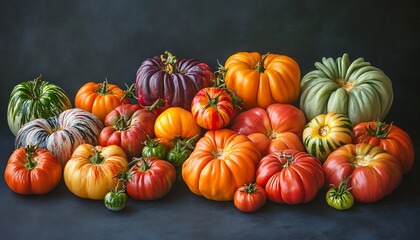 A Colorful Still Life of Heirloom Tomatoes