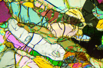 Micrograph of peridotite