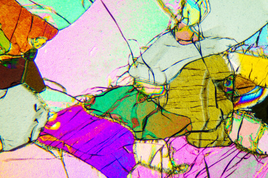 Micrograph of peridotite
