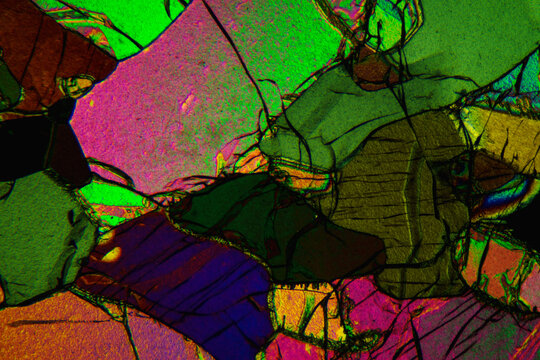 Micrograph of peridotite