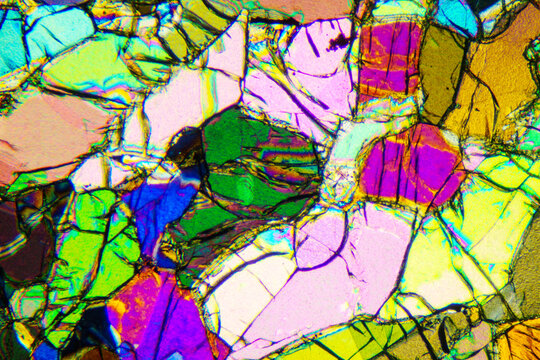 Micrograph of peridotite