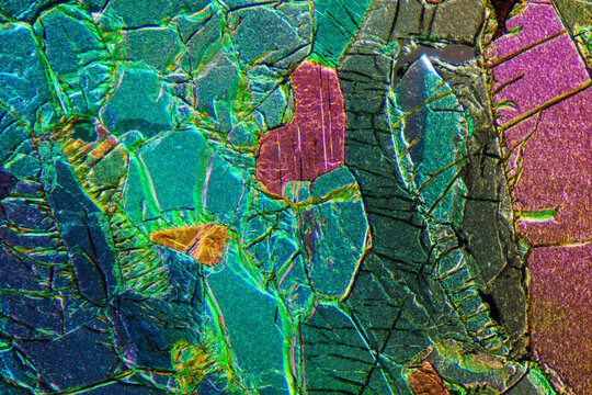 Micrograph of peridotite