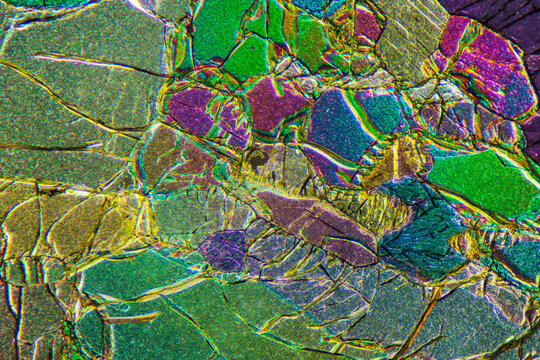 Micrograph of peridotite