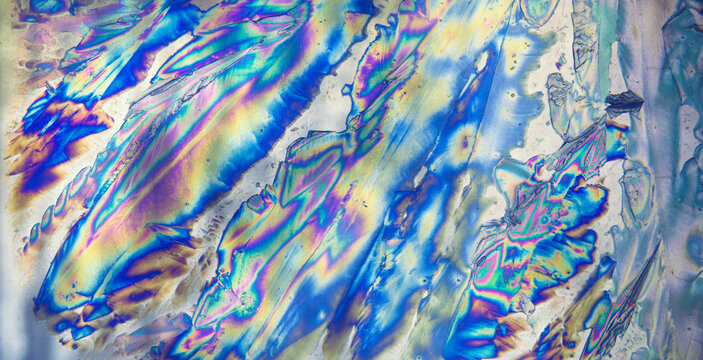 Abstract rainbow crystal background