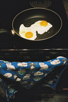 Sunny side-up eggs 