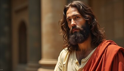 jesus christ talking to his disciples