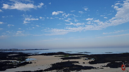 Obraz premium Serene sea scenery and relaxation