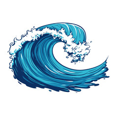 Sea waves sketch. Storm wave, vintage tide and ocean beach storms hand drawn vector illustration set