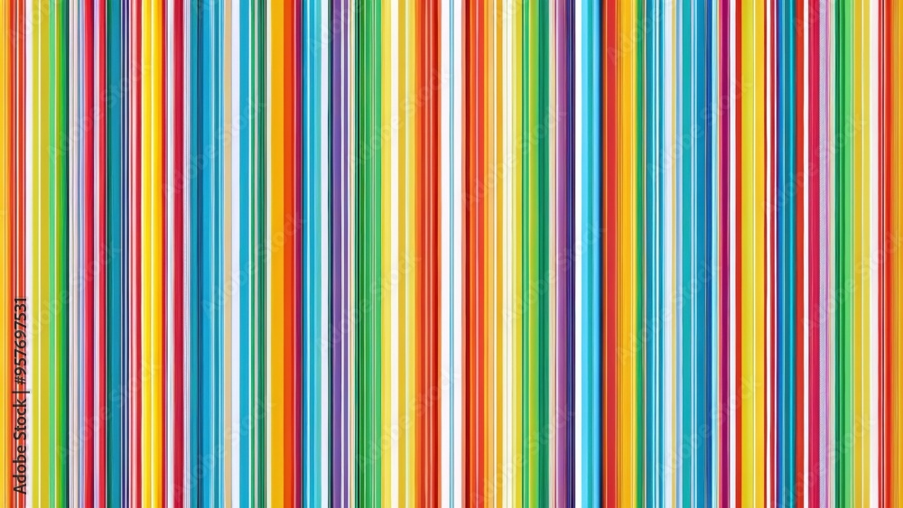 Canvas Prints Various widths and colors of stripes forming a visually appealing background pattern, striped, background, pattern, abstract