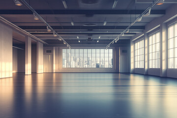 Graceful Moves: Vacant Ballet Studio Interior