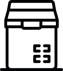 Portable fridge with digital display keeping food and beverages cold and fresh