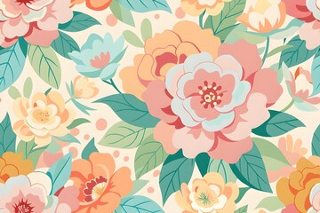 Abstract floral art background template. Botanical watercolor hand drawn flowers