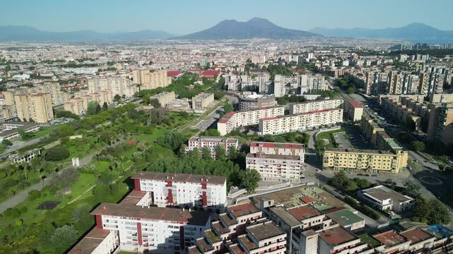 vele di scampia, area nord, naples 167 aerial italy