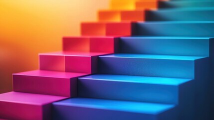 Stairs Modern_elegant_business, Line Chart