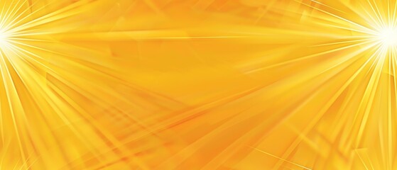 Obraz premium A warm background in golden yellow with a radiant sunburst