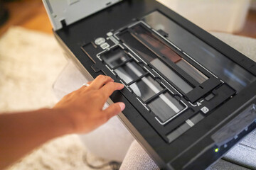 improvised home office