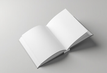 Blank Book Mockup Design 