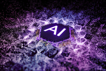 AI Processor with Dynamic Visual Effects