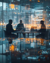 Multinational group of engineers and tech specialists working on innovative digital transformation projects