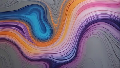 abstract geometric design with psychedelic swirling paint. Memphis style background. generate ai