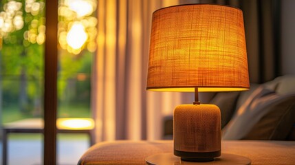 Table Lamp: Stylish lamp placed on a side table or buffet, casting a soft, ambient light that creates a warm and inviting atmosphere in your home.
