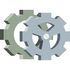 Obraz premium Cogwheels Illustration