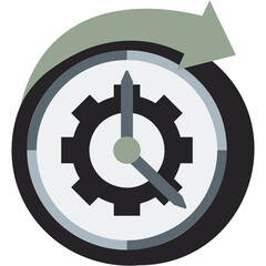 Clock Direction Illustration