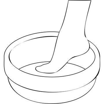recommend clip art: Foot Spa Icon