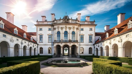 Fototapeta premium Baroque style architecture 