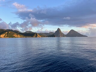 Fototapeta premium Pitons in St Lucia