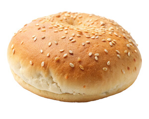 Fresh Flatbread Bun - Transparent PNG for Graphic Design
