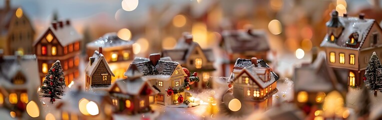 Home to a miniature Christmas village festival.