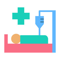 Fototapeta premium Managing Chronic Illness Icon