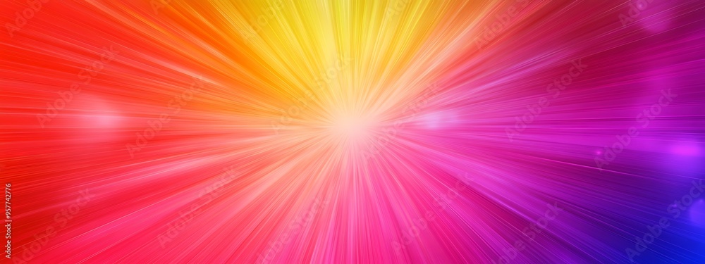 Aufkleber abstract background with radiant lines and colors