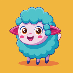 Cute Woolly Sheep Design