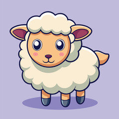 Cute Woolly Sheep Design