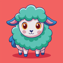 Cute Woolly Sheep Design
