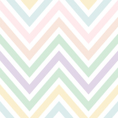 Zigzag Striped Classic Patter Pastel Tons